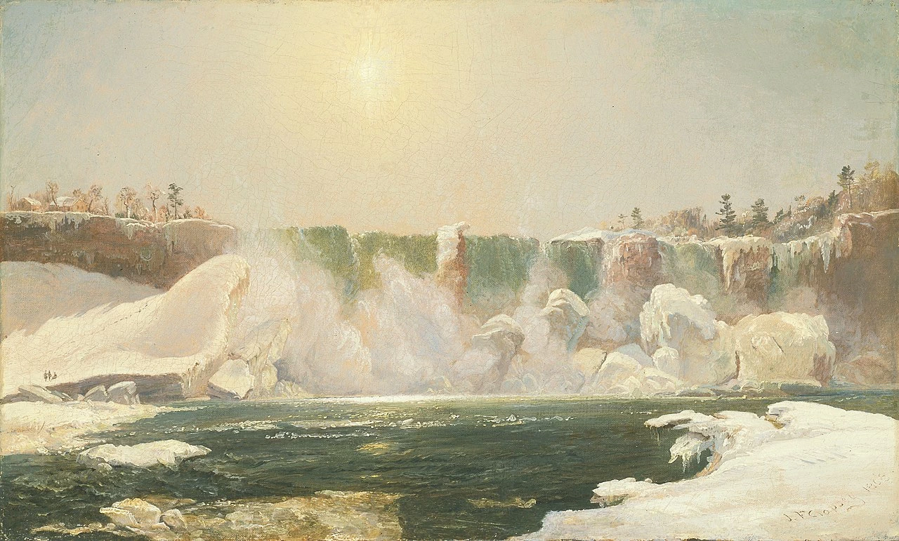 Cascate del Niagara in inverno - Art Institute of Chicago